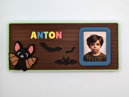 Personalisiertes Namensschild mit Foto