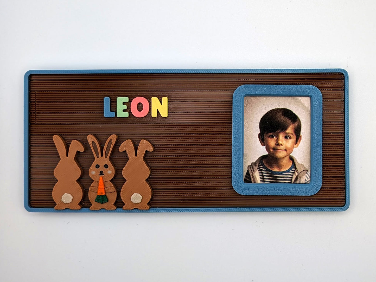 Personalisiertes Namensschild mit Foto