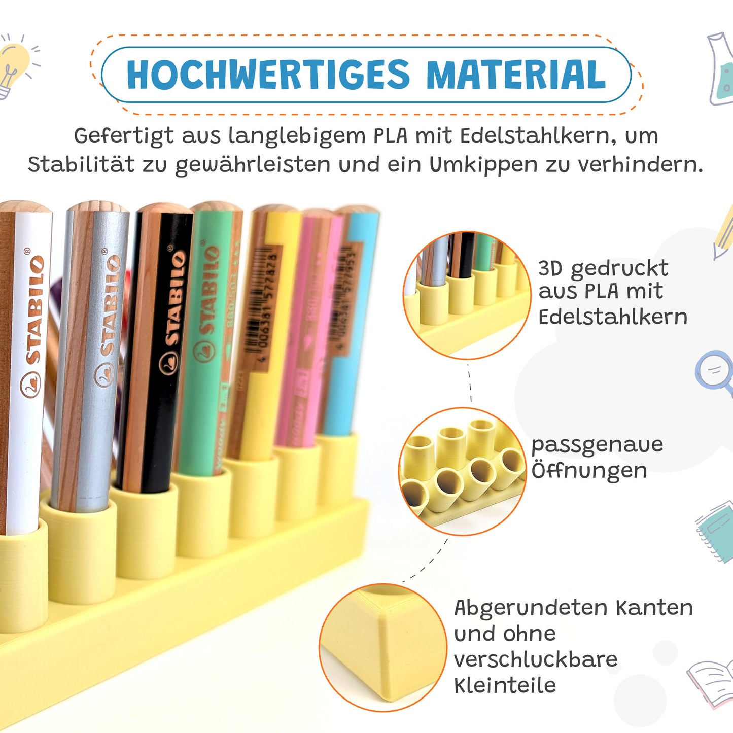 Stabilo Woody Stiftehalter für Kinder